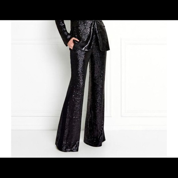 Rachel Zoe Pants - NWT-Rachel Zoe Sequined Tuxedo Pants